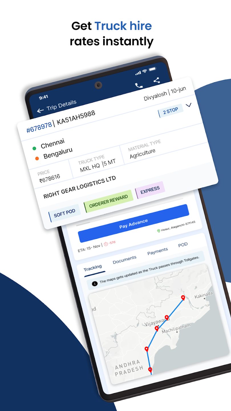 Enter your route and get truck-hire rates instantly.